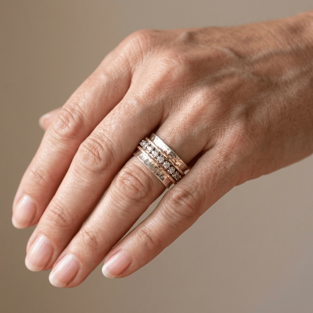Snurrande zirkoniaring – lugn och ro