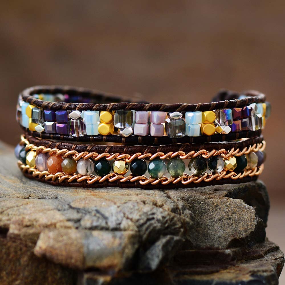 Onyx Wrap Armband