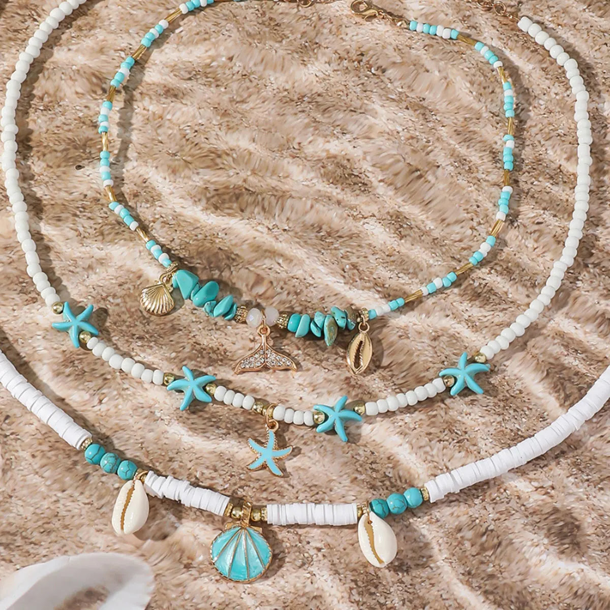 Bohemisk Ocean Snäcka Lagerhalsband