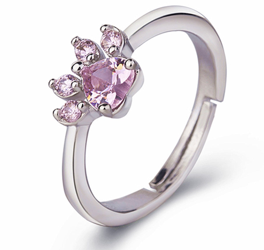 Roséguld Tass Smyckeset – 4 Delar med Zirkonia Hjärta (Ring, Halsband, Örhängen, Armband)