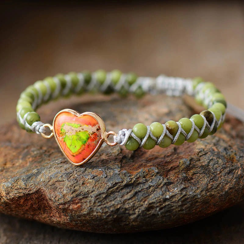 Jade Love Armband