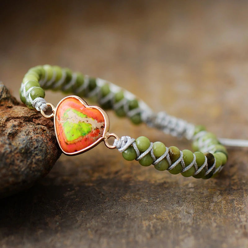 Jade Love Armband