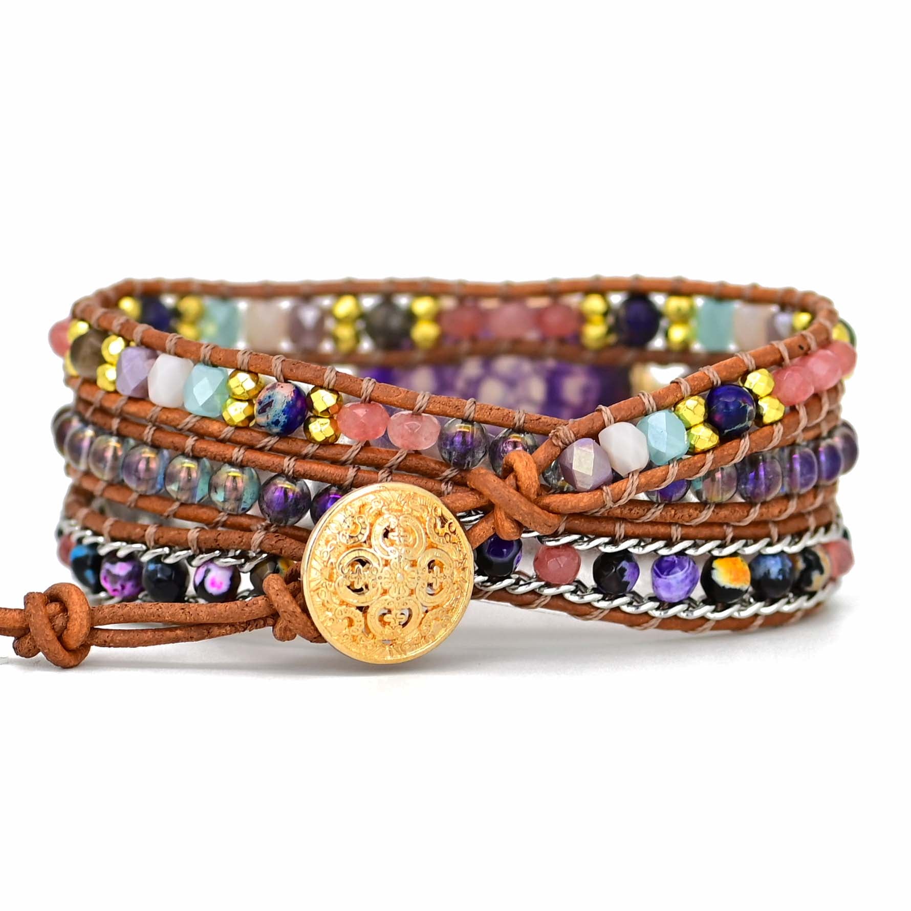 Ametist Wrap Armband