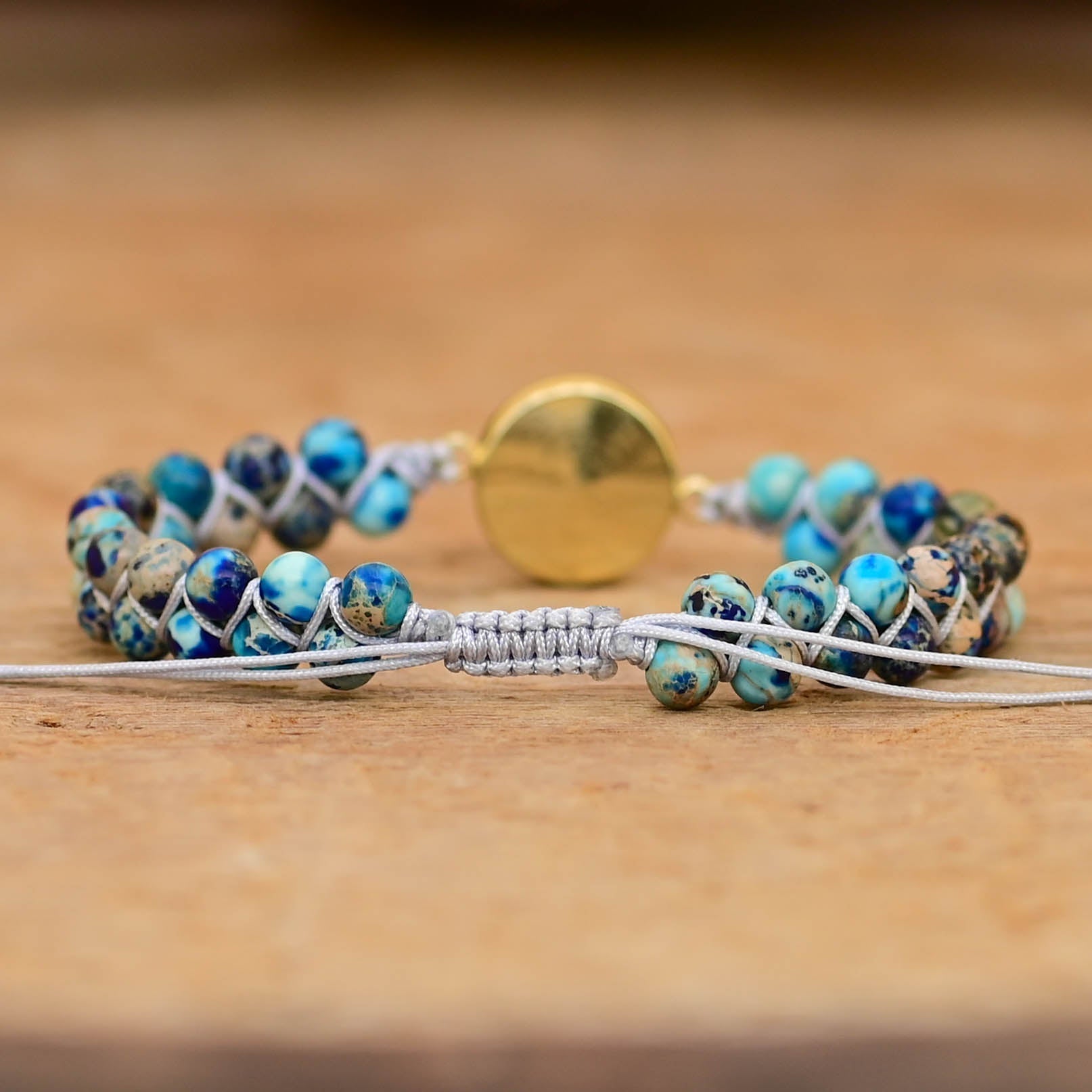 Intensiv Opal Ond Öga Armband