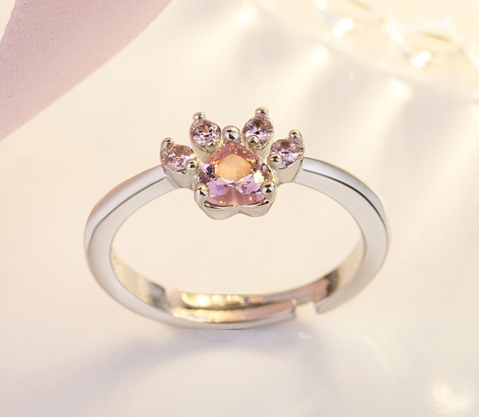 Roséguld Tass Smyckeset – 4 Delar med Zirkonia Hjärta (Ring, Halsband, Örhängen, Armband)