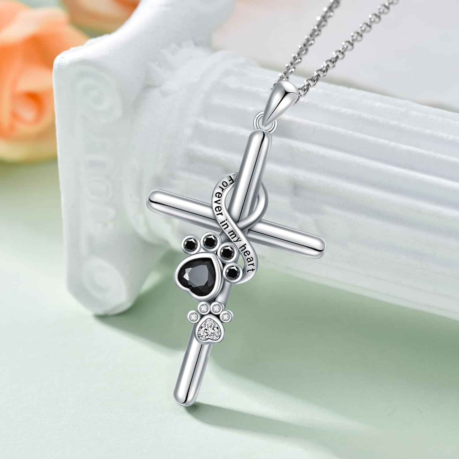 925 Sterling Silver Tass & Kors Halsband