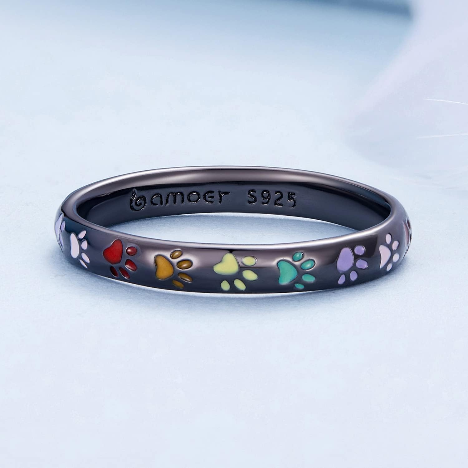 Ring i sterlingsilver med tassmotiv