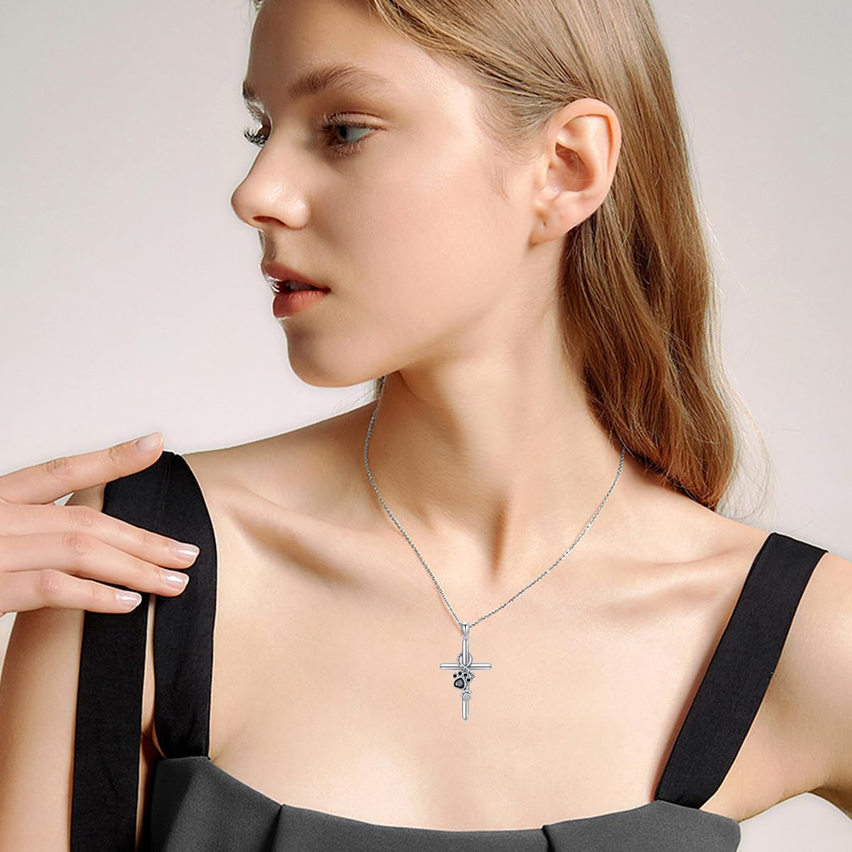 925 Sterling Silver Tass & Kors Halsband