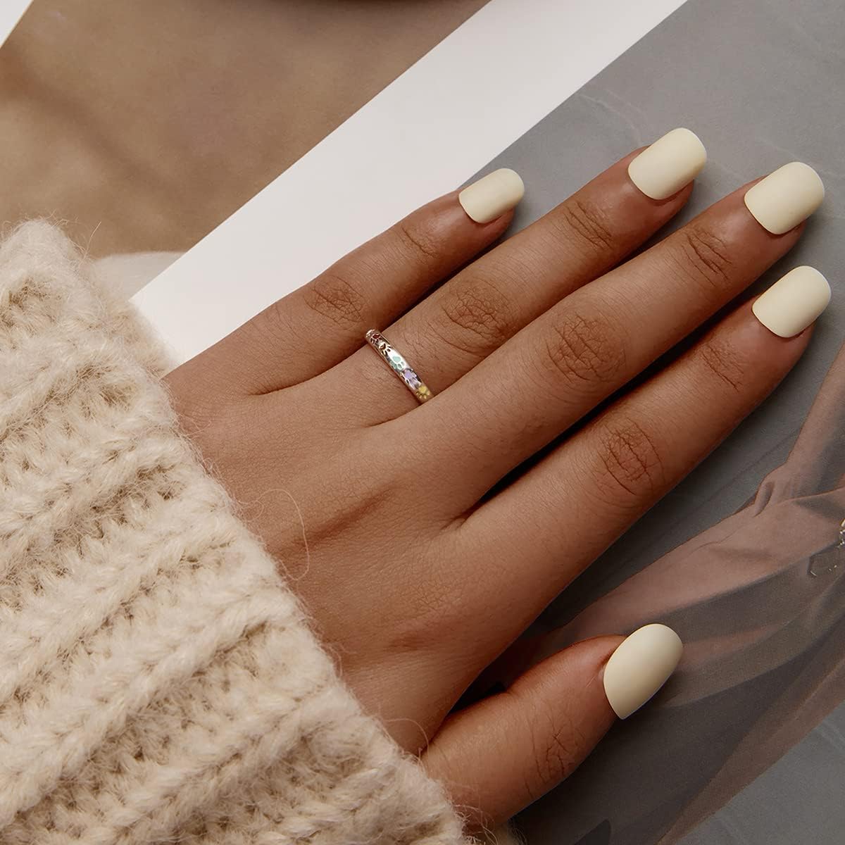 Ring i sterlingsilver med tassmotiv