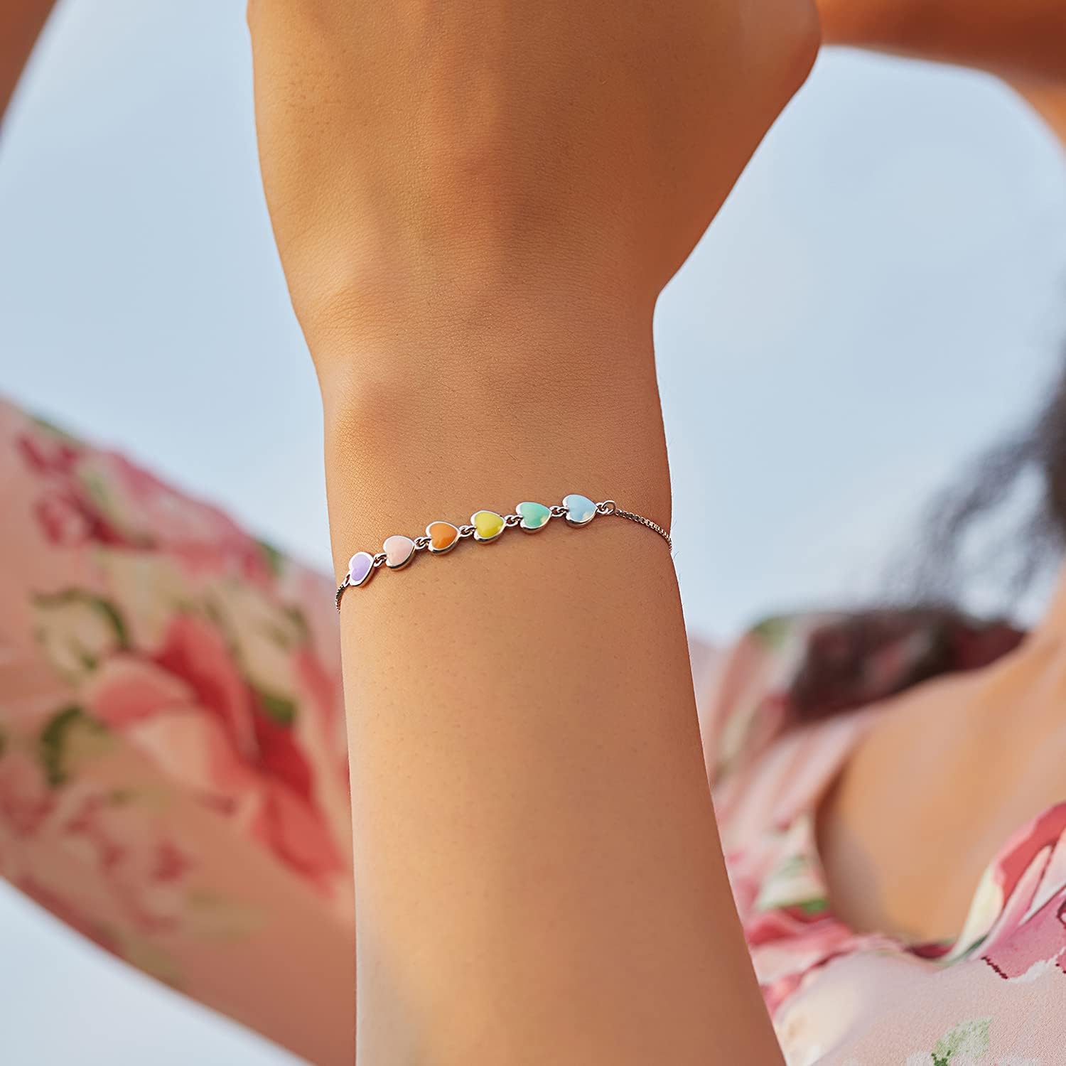 Armband med Paws Print i Sterling Silver – Justerbar Passform
