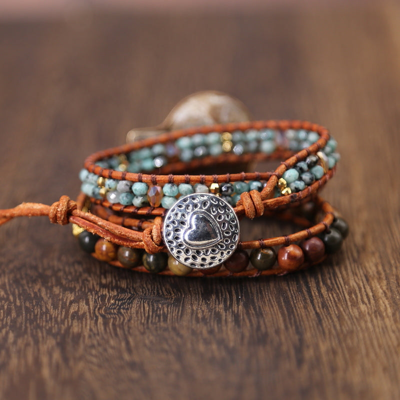 Ammonitfossilarmband