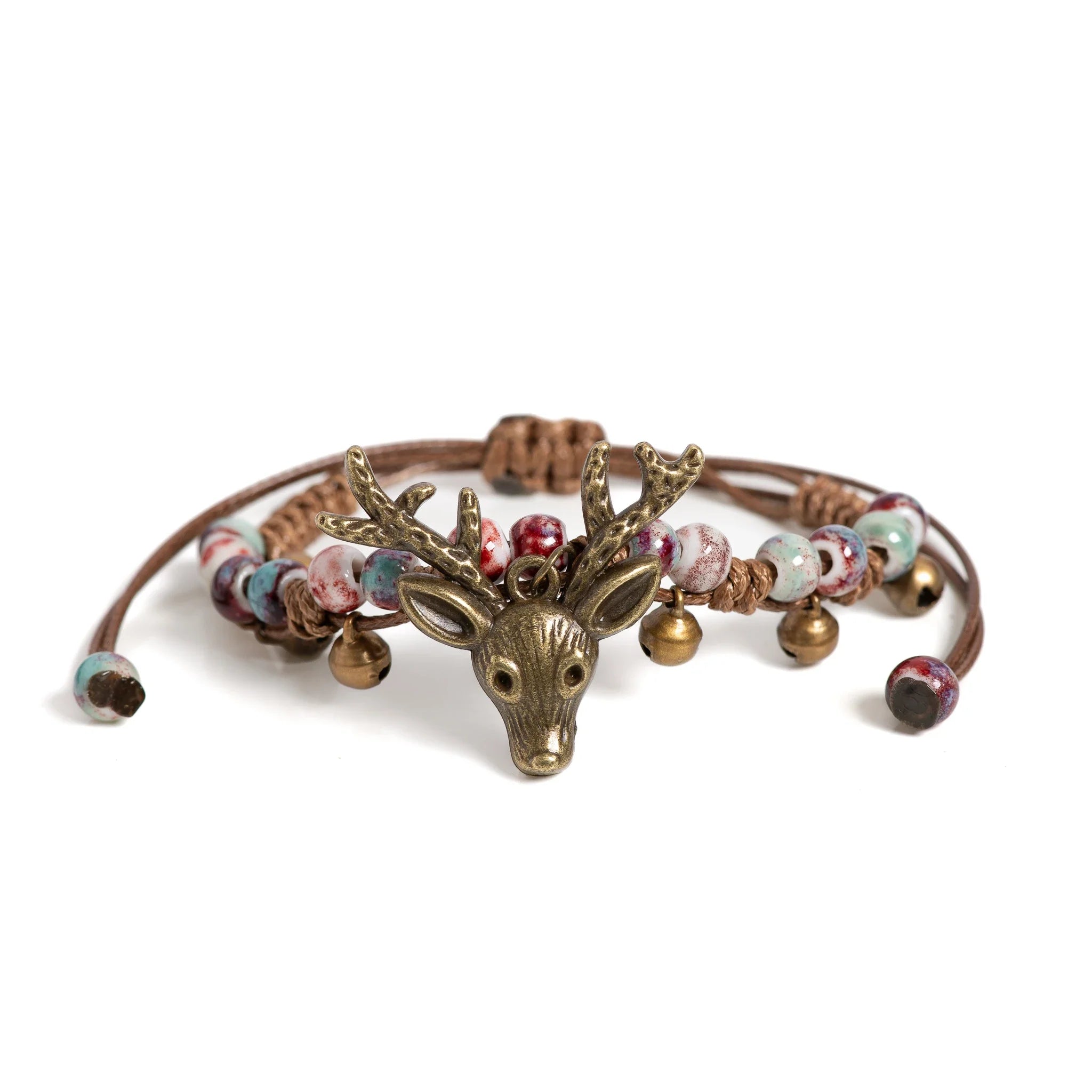 Handgjord Keramisk Fawn Charm Armband
