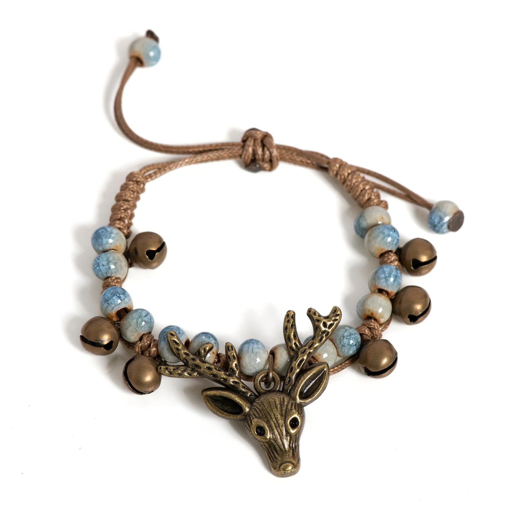 Handgjord Keramisk Fawn Charm Armband