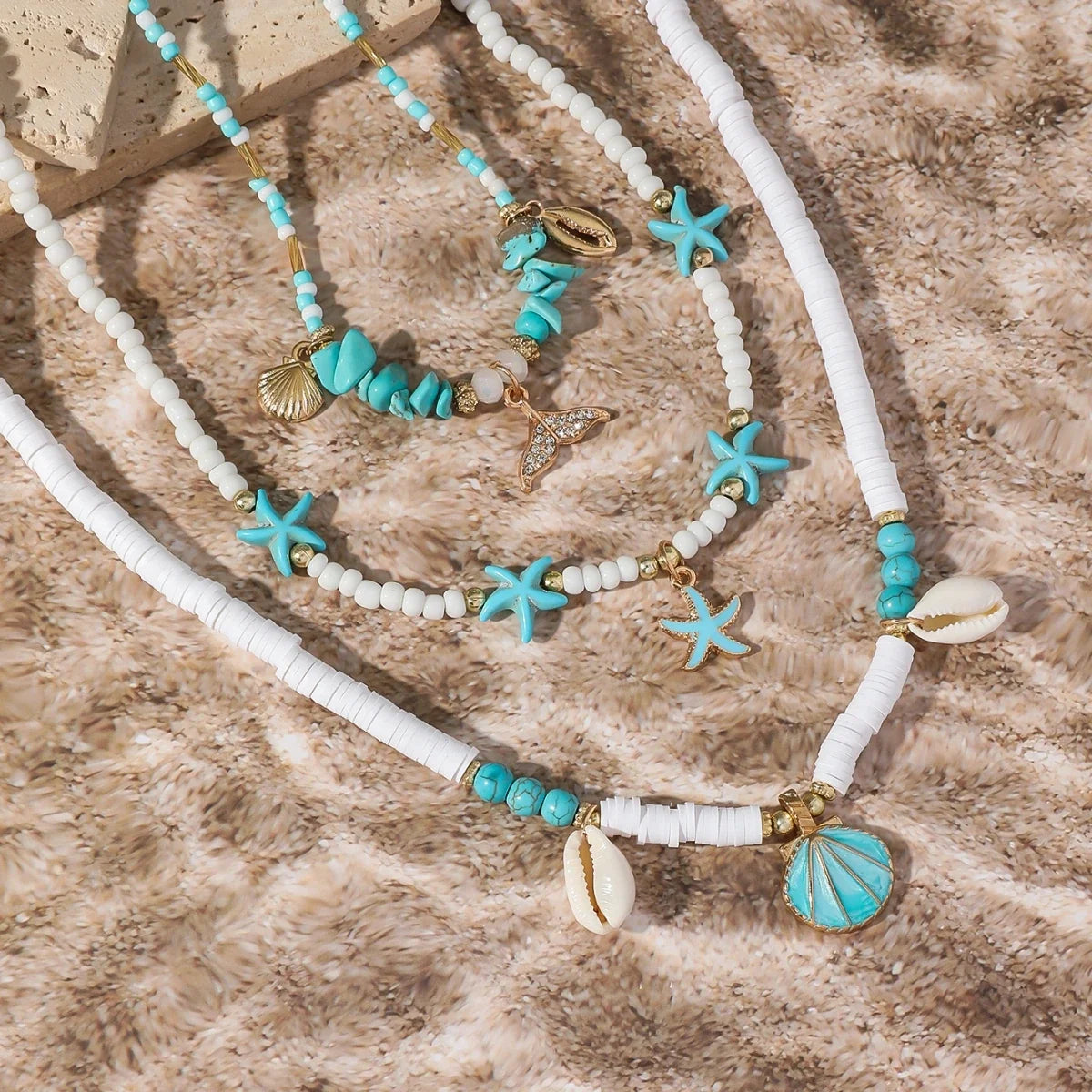 Bohemisk Ocean Snäcka Lagerhalsband