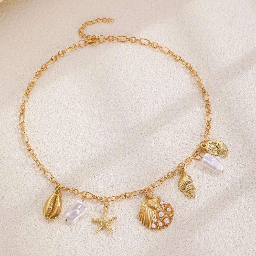 Pärl Sjöstjärna Havskatter Halsband