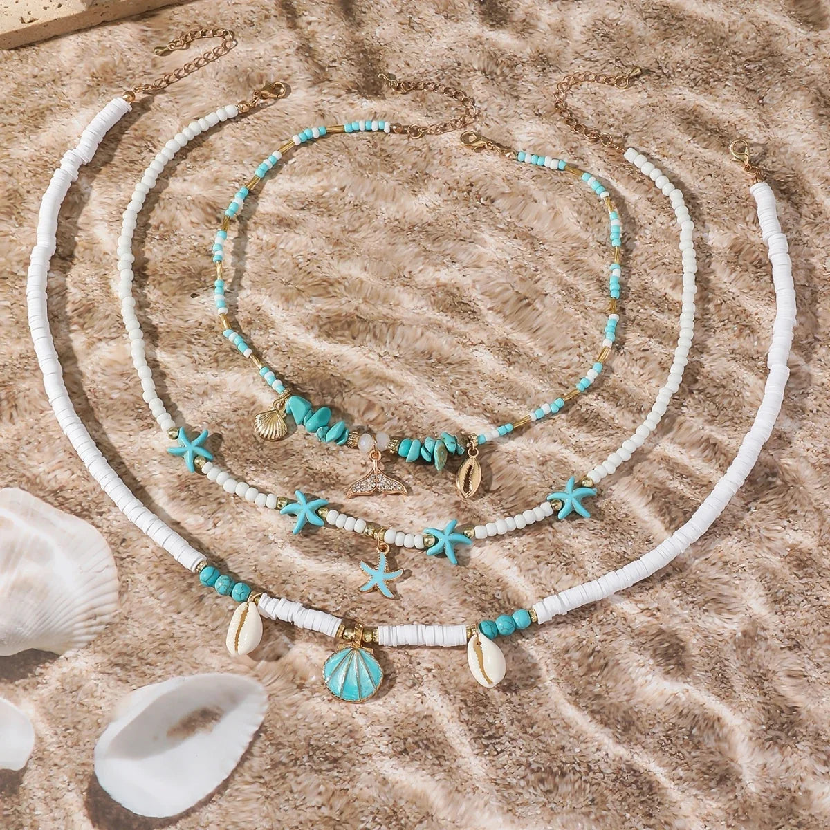 Bohemisk Ocean Snäcka Lagerhalsband