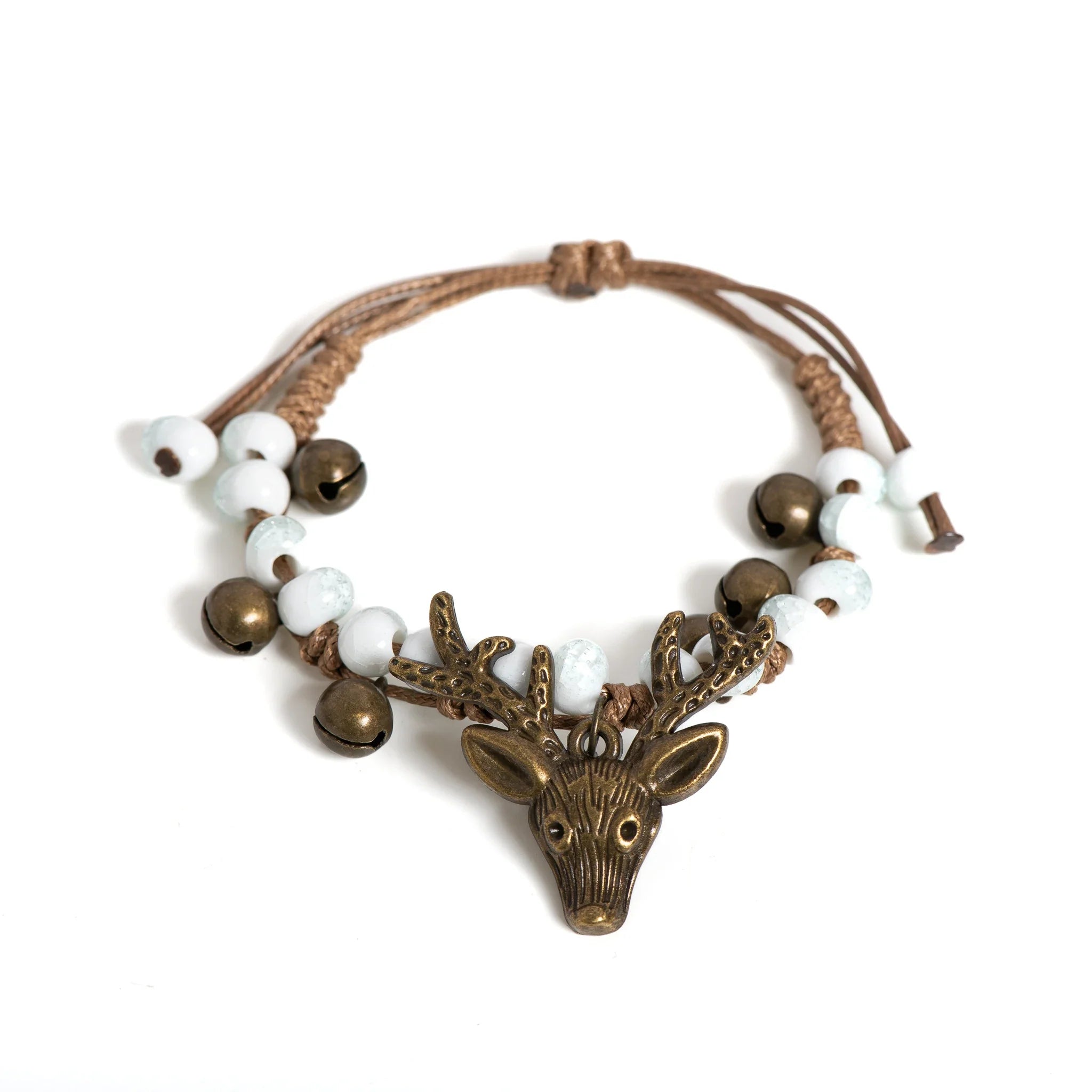 Handgjord Keramisk Fawn Charm Armband