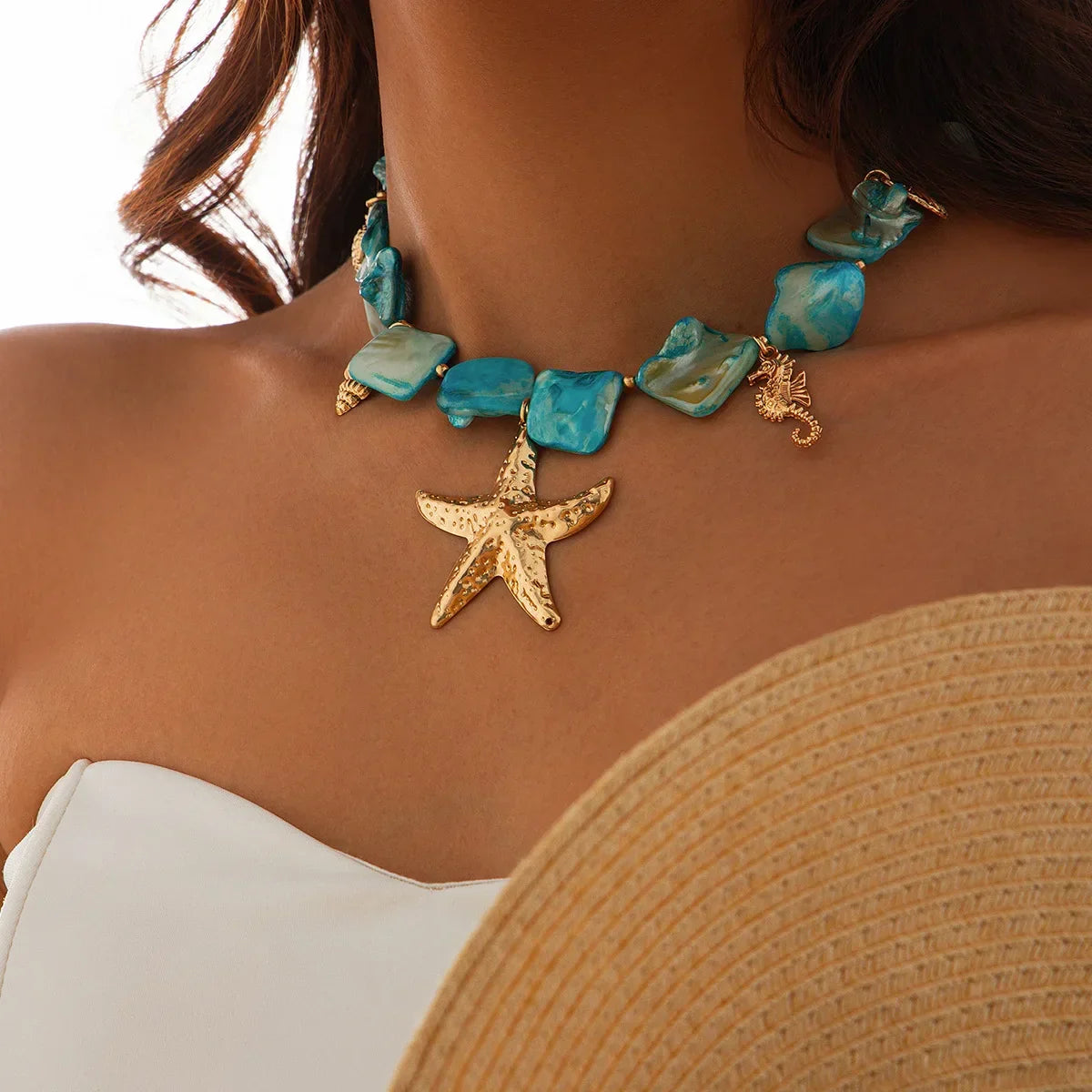 Ocean Dreams Blå Halsband