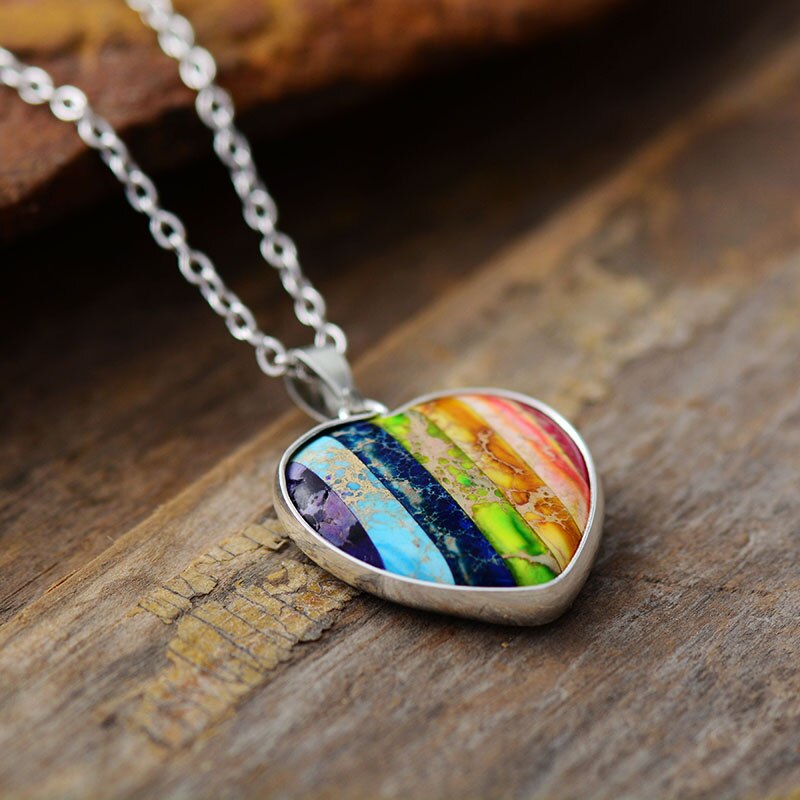 Jasper Chakra Kärlekshalsband