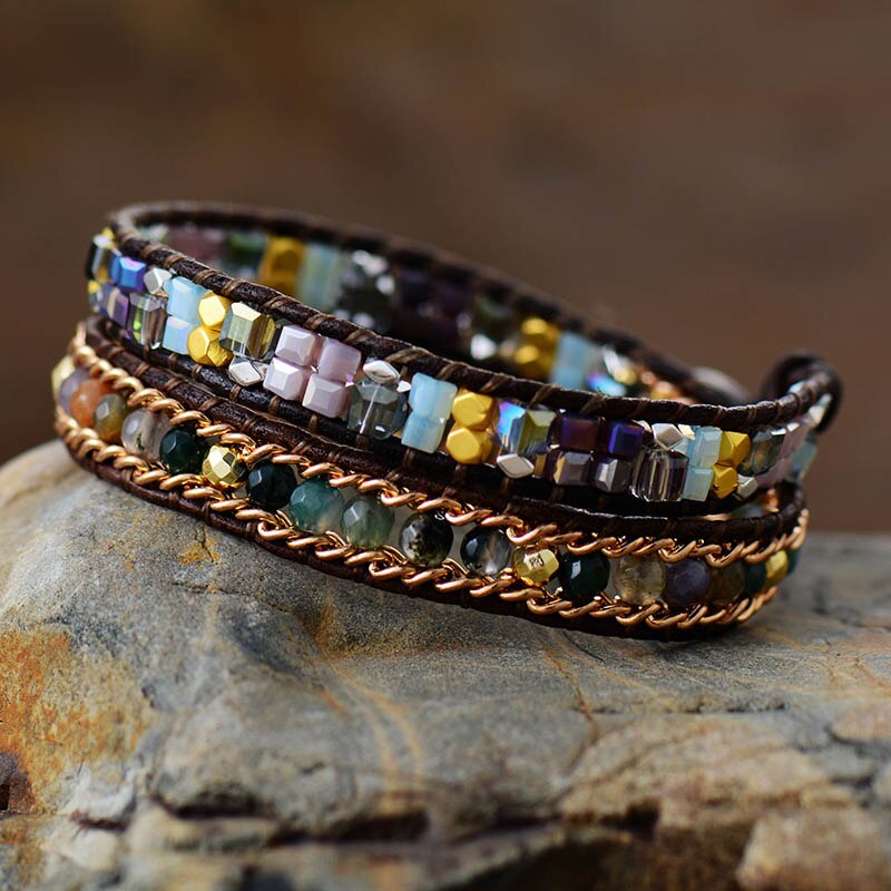 Onyx Wrap Armband