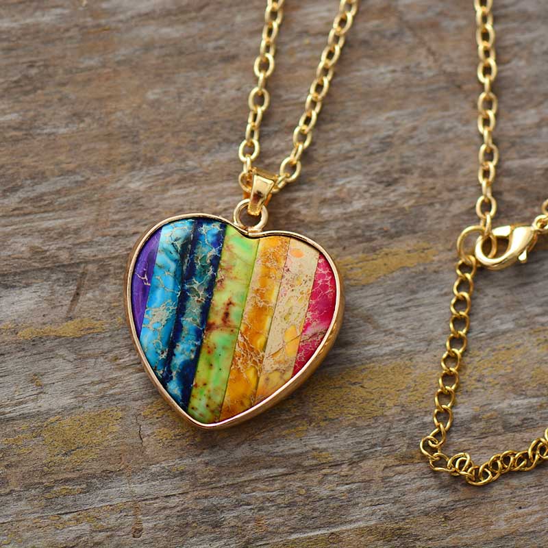 Jasper Chakra Kärlekshalsband