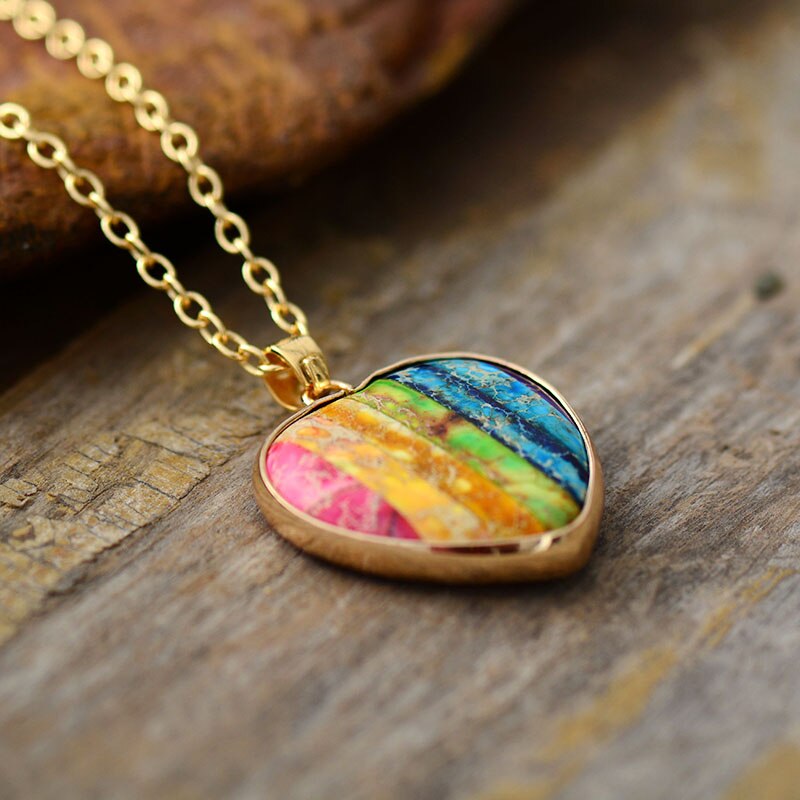 Jasper Chakra Kärlekshalsband