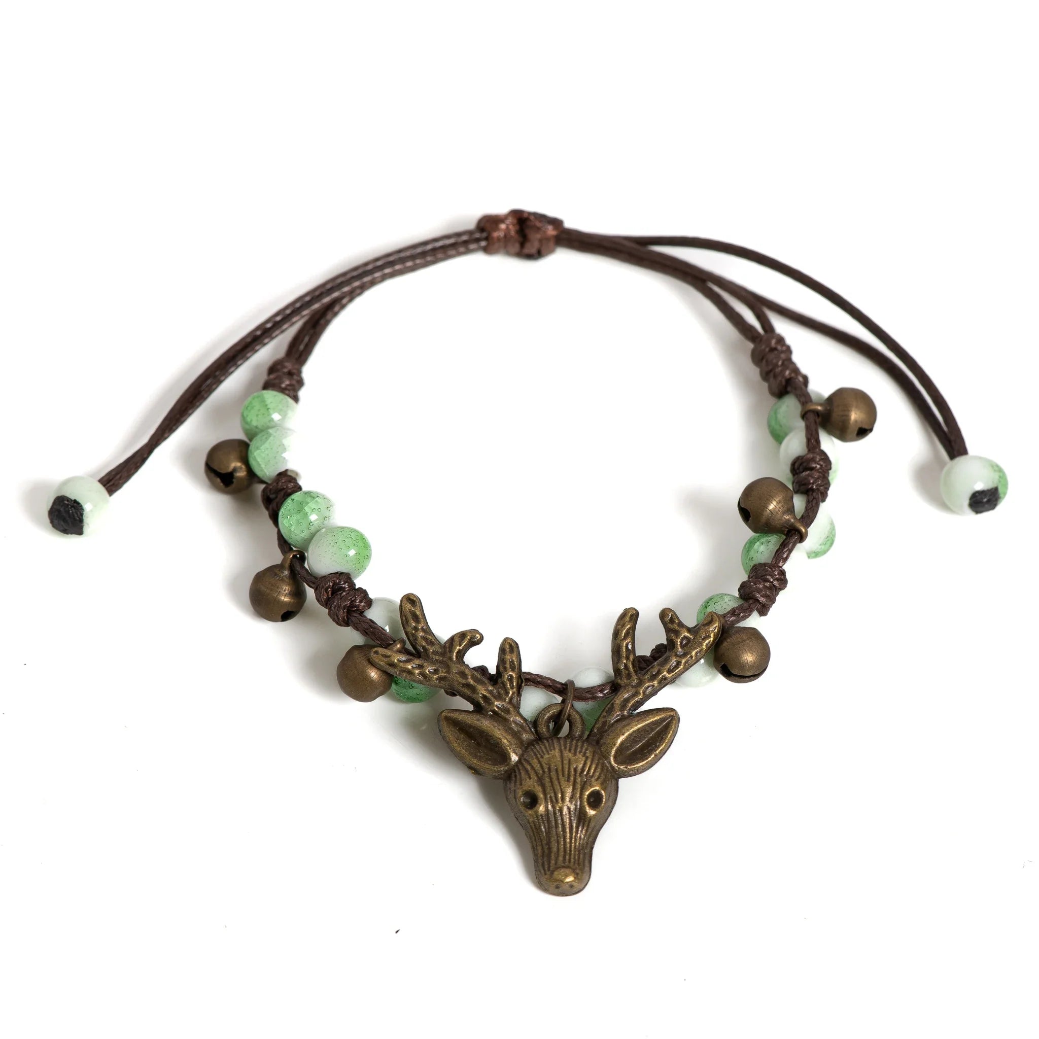 Handgjord Keramisk Fawn Charm Armband