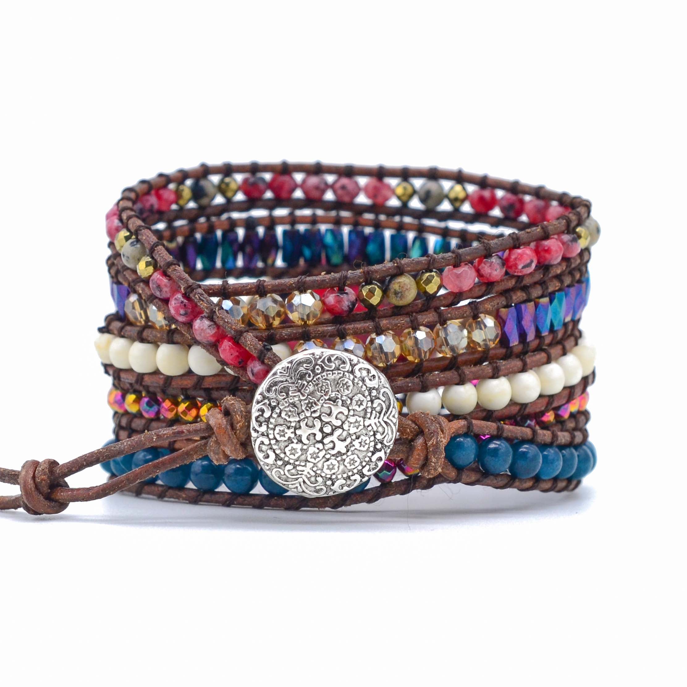 Eld Imperial Jasper Wrap Armband