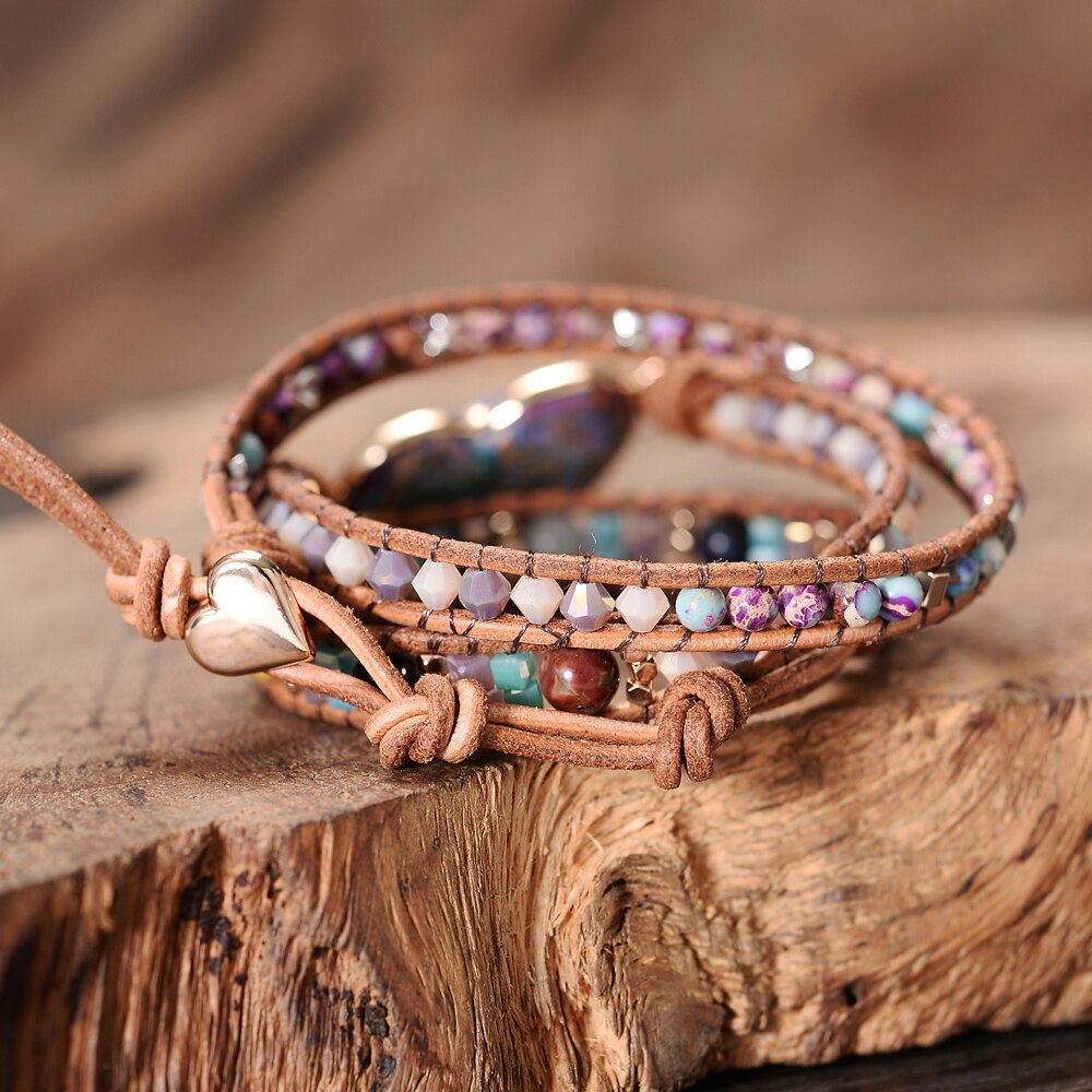 Jasper Love Wrap Armband