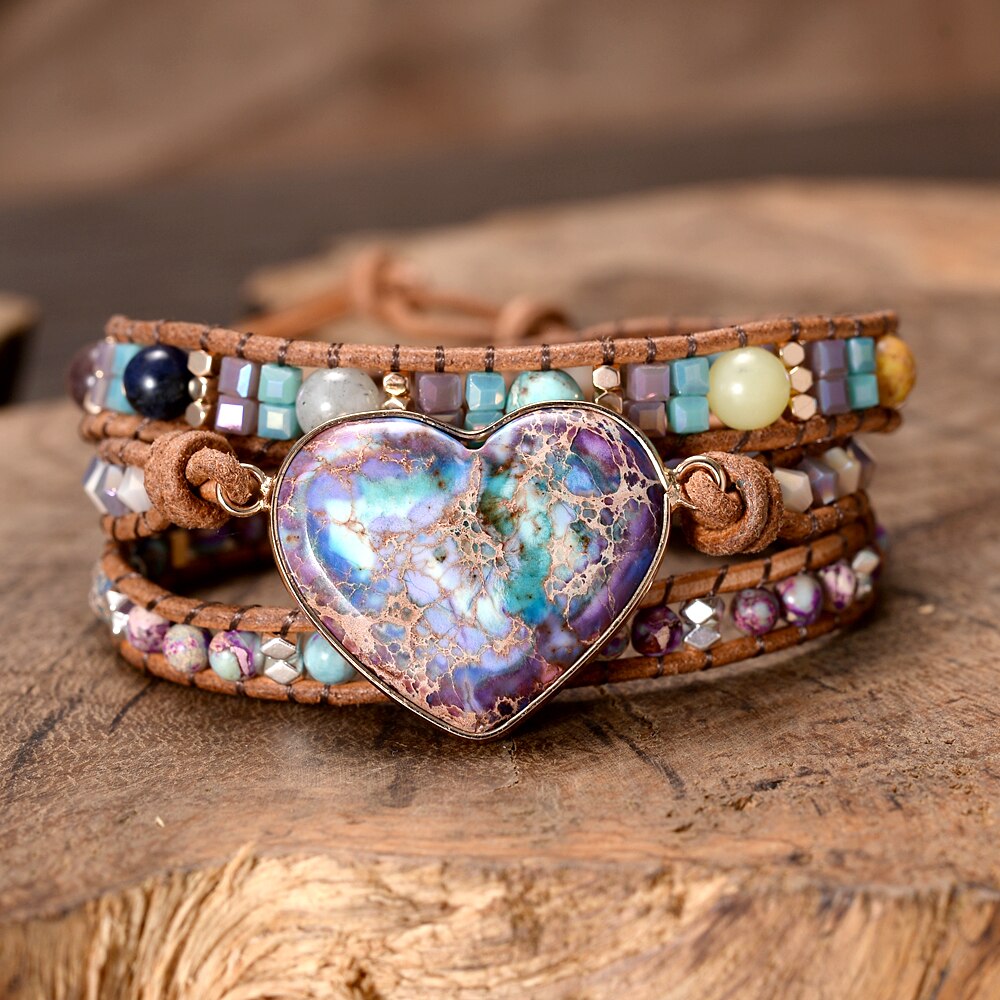Jasper Love Wrap Armband