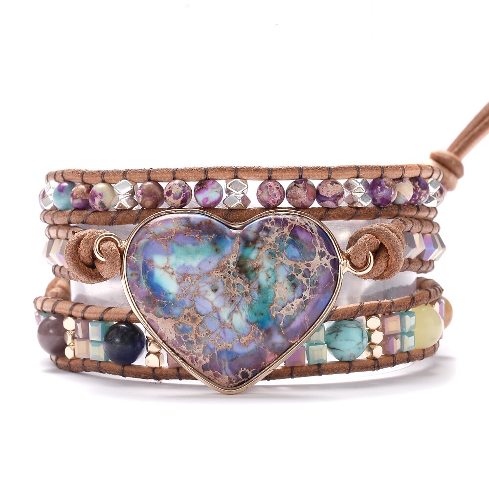 Jasper Love Wrap Armband
