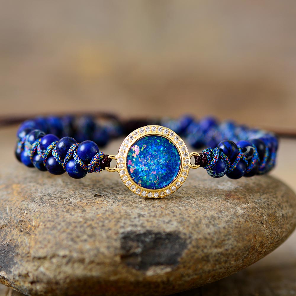 Bländande Jasper & Opal Armband