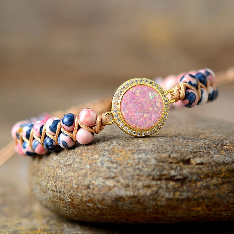 Bländande Jasper & Opal Armband