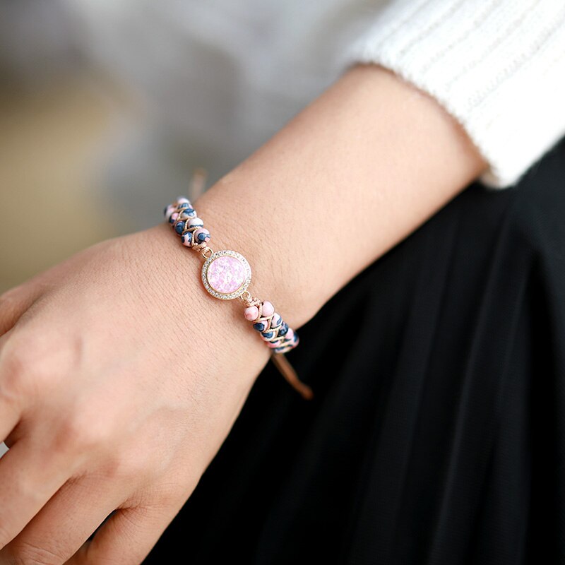 Bländande Jasper & Opal Armband