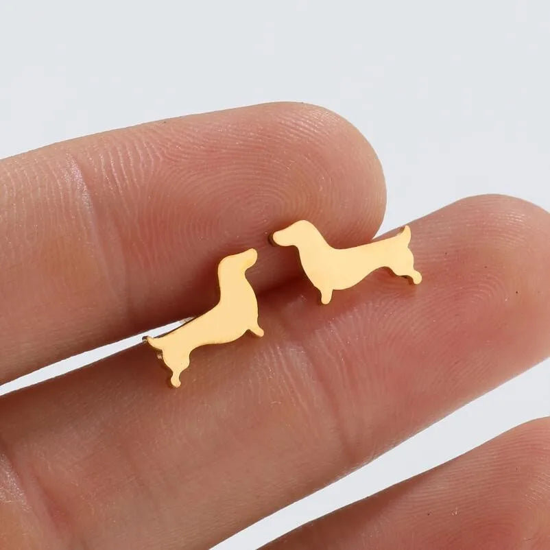 Dachshund Stud Örhängen