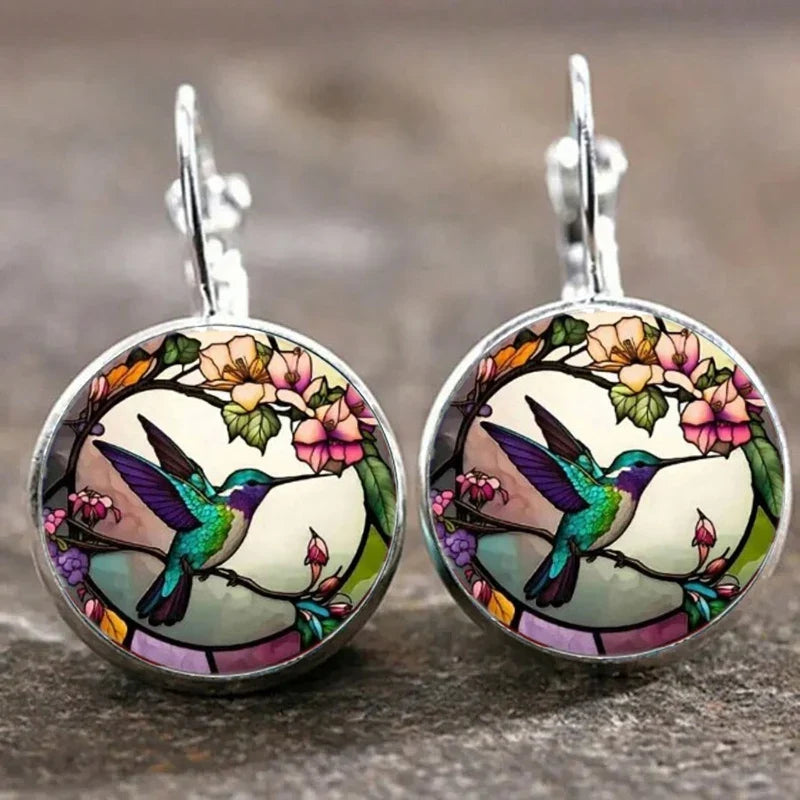 Kolibri Glaskupol Hängehalsband