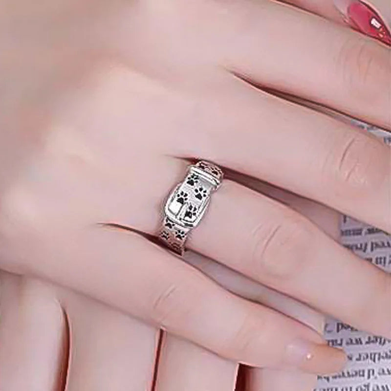 Söt och stilren ring inspirerad av hundhalsband