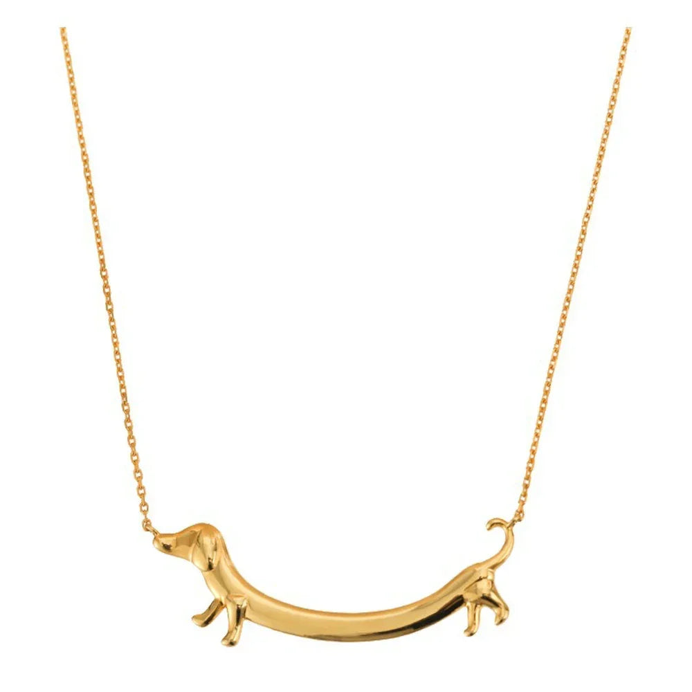 Guldtonad Taxhalsband