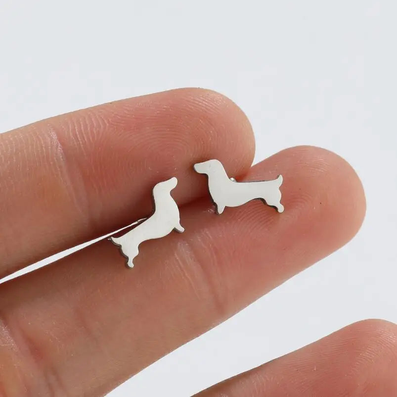 Dachshund Stud Örhängen