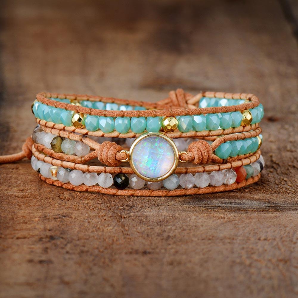 Opal Skyddande Wrap Armband