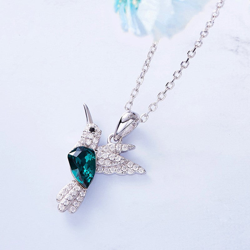 Kolibri Glittrande Halsband med Zirkonia