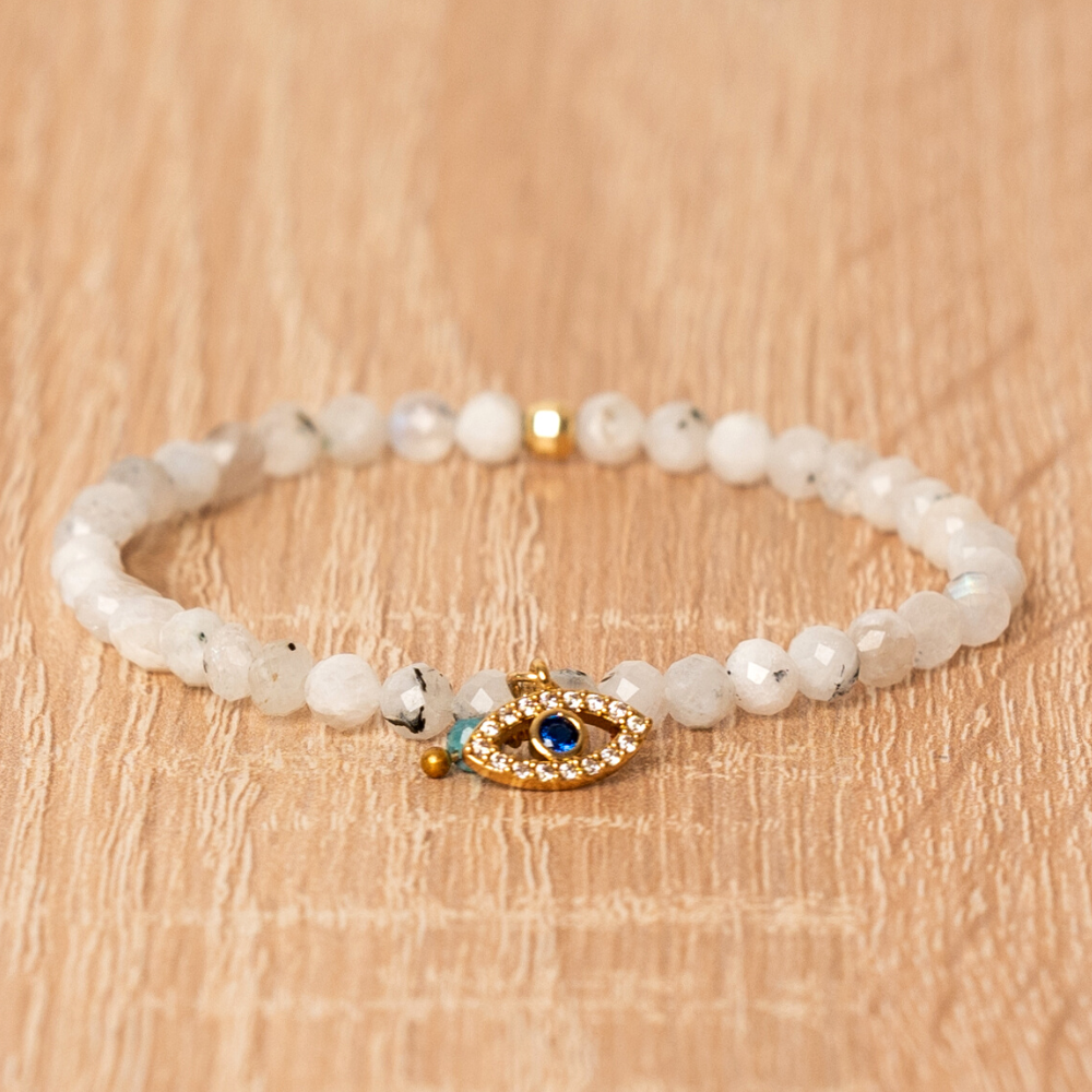 Agat Ond Öga Armband