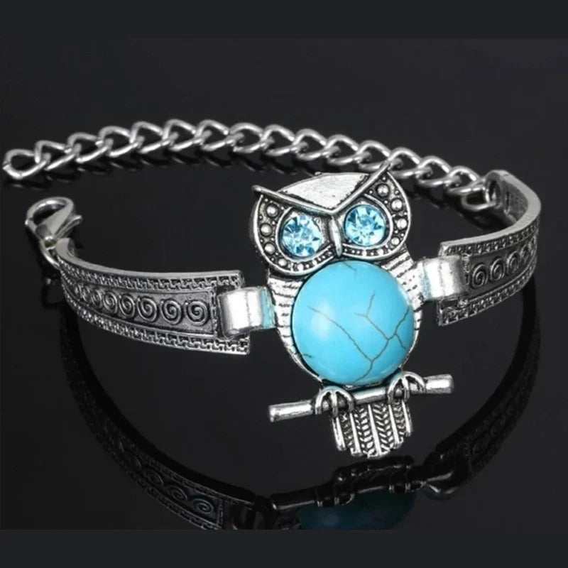 Vintage Uggla Turkos Charm Armband