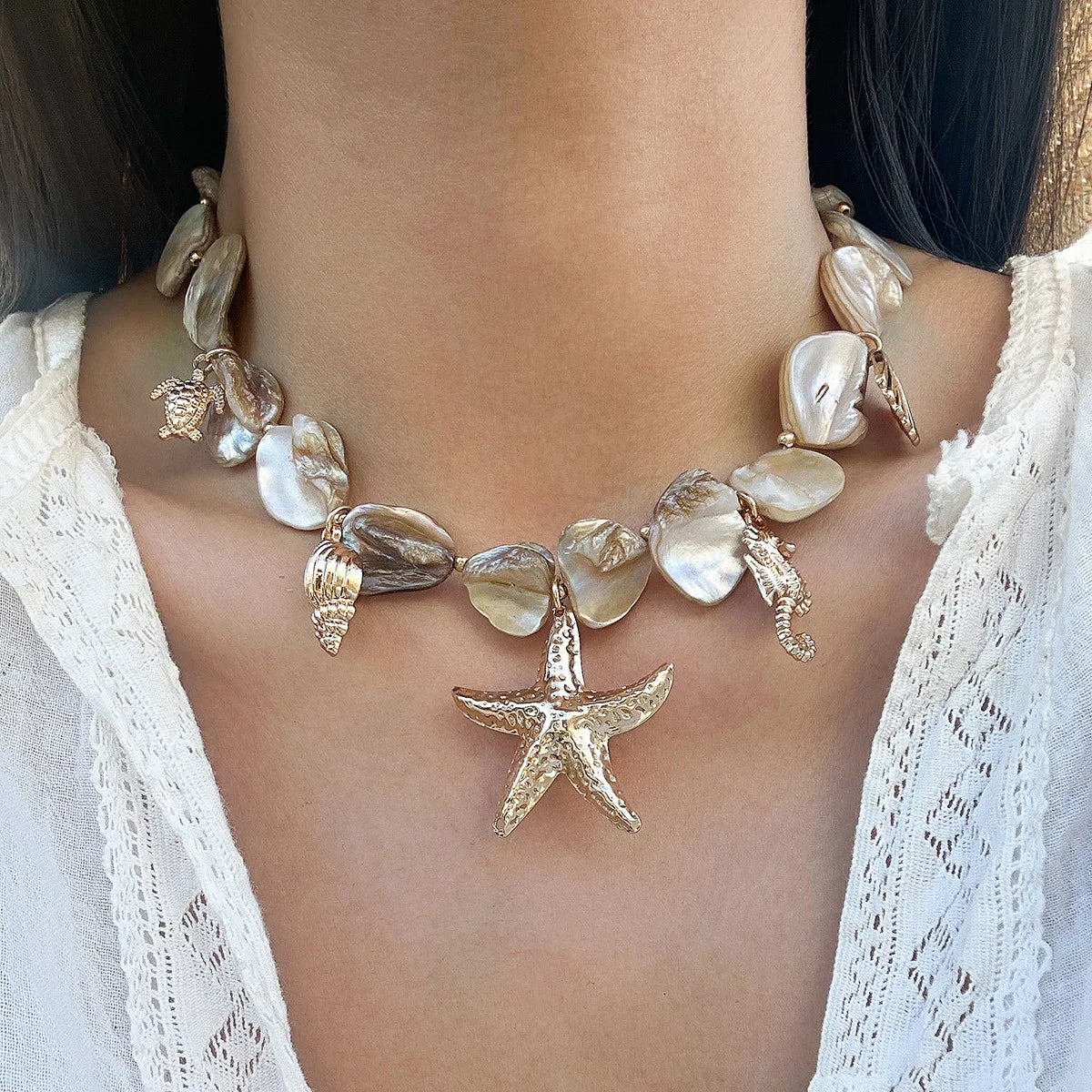 Ocean Dreams Blå Halsband