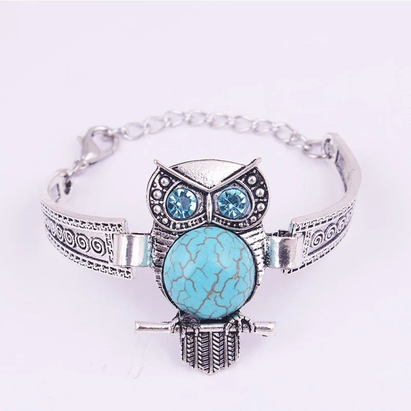 Vintage Uggla Turkos Charm Armband