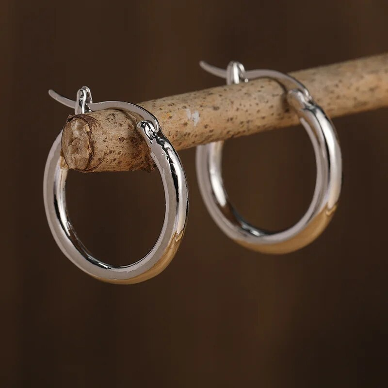 Vintage Guld & Silver Hängörhängen